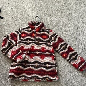 Roper womens Patterned Fleece zip